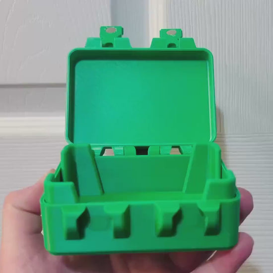 Personalized Magnetic-Lock Card Box | Choose Your Colors & Custom Name – 3D-Printed Storage