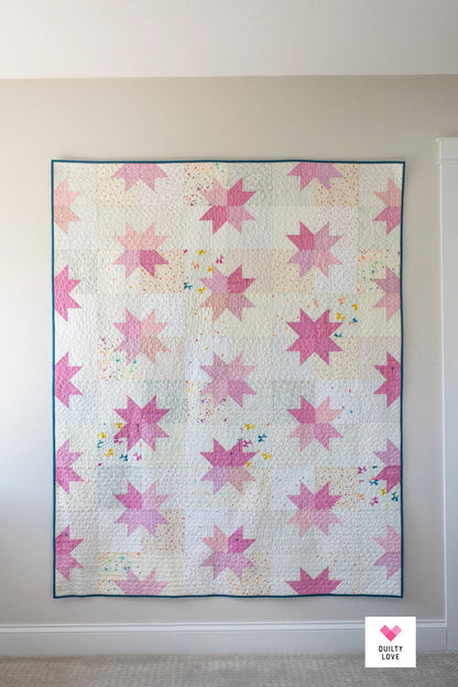 Star Pop 2 Quilt Pattern | Quilty Love | Paper Pattern