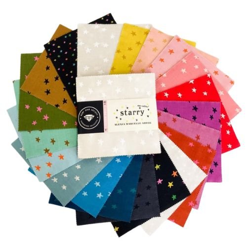 Starry – Alexia Marcelle Abegg – 5” Charm Pack - Ruby Star Society